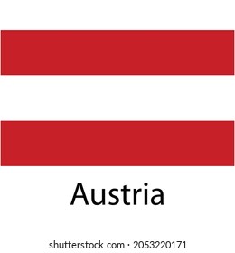 Austria flag icon vector illustration design