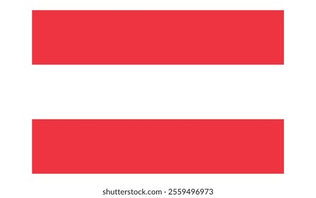 austria flag isolated on white background