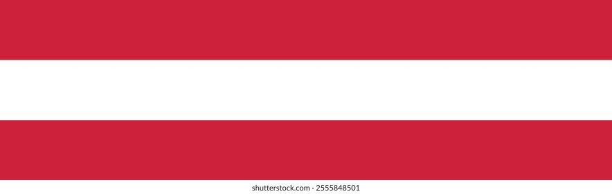 Austria flag long banner digital vector illustration