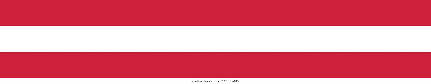 Austria flag long banner digital vector illustration