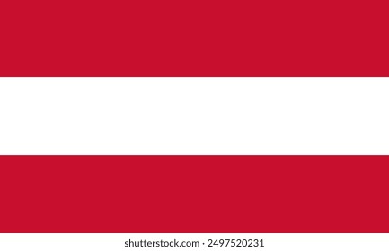 Austria flag national material design vector Illustration
