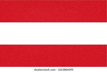 Austria flag on textured background. Vector illustration.