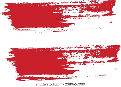Österreich Flag Paint Brush Stroke