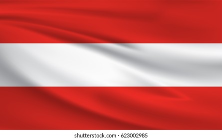 Austria flag vector
