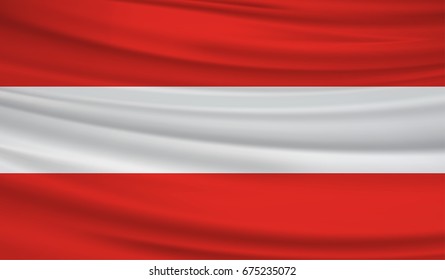 Austria flag vector