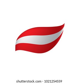 Austria flag, vector illustration