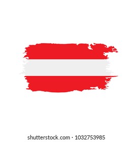 Austria flag, vector illustration