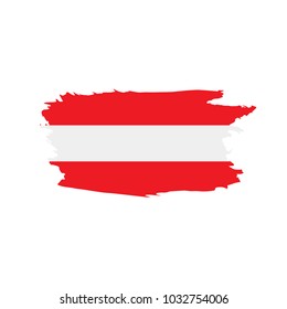 Austria flag, vector illustration
