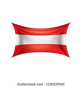 Austria flag, vector illustration