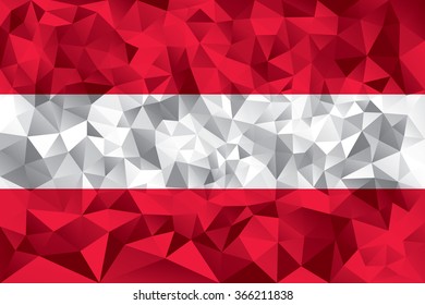 Austria flag vector illustration.