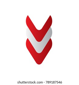 Austria flag, vector illustration