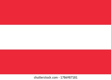 Vector de bandera de Austria, ilustración de la bandera de Austria, imagen de la bandera de Austria, imagen de la bandera de Austria. Anchura 4500 píxeles y altura 3000 píxeles. EPS.file.