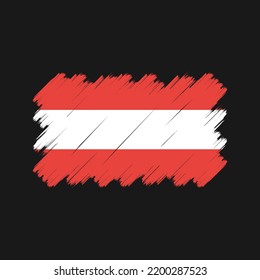 Austria Flag Vector. National Flag