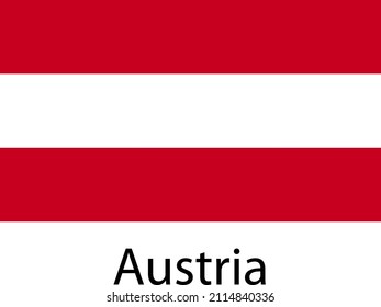 AUSTRIA FLAG VECTOR FOR SOCIAL MEDIA AND PRINT MEDIA