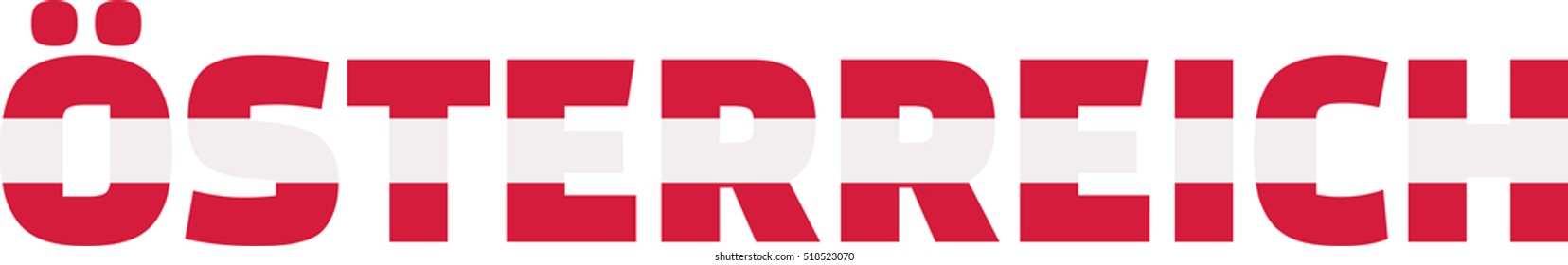 Austria flag word