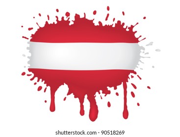 Austria flags sketches