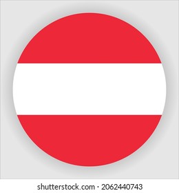 Icono de país plano de Austria
