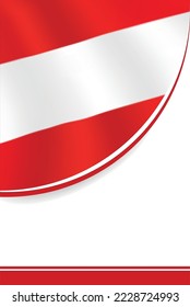Austria Flyer Design and Austria Flag Flyer Design