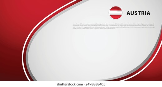 Austria layout background concept design template