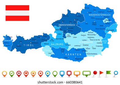 20,939 Map of austria Images, Stock Photos & Vectors | Shutterstock