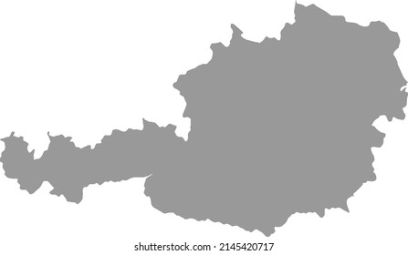 Austria map on  png or transparent  background.vector illustration