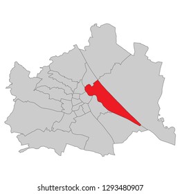 Austria - Map of Vienna (high detailed)