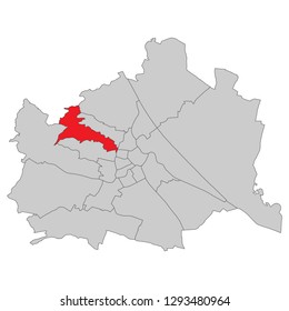 Austria - Map of Vienna (high detailed)