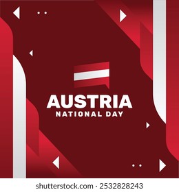 Austria National Day Background Design