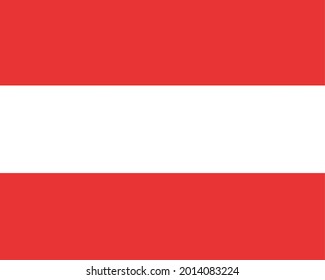 Austria National Flag Vector Illustration Eps 10