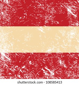 Austria retro flag