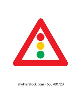 Austria Traffic Signals Ahead Sign