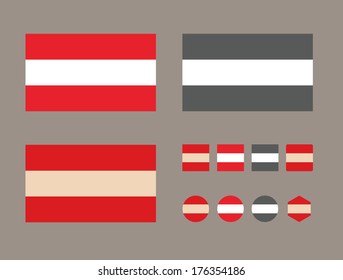 Austria. Vector format