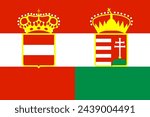 The of a Austria-Hungary flag. History symbol