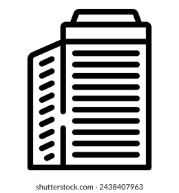 Austrian capital icon outline vector. Vienna cityscape. Viennese metropolis architecture