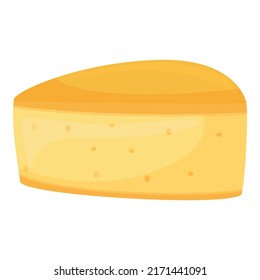 Austrian cheese icon cartoon vector. Austria food. National menu