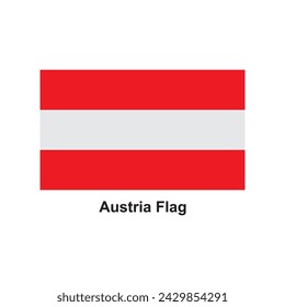 Austrian country flag vector illustration design