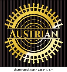 Austrian golden emblem