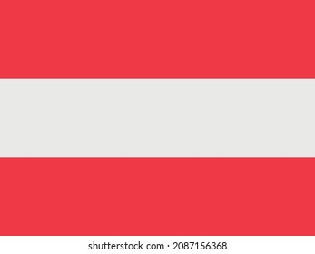 Austrian national flag. State flag of Austria vector illustration.
