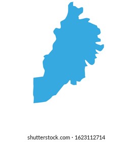 austurland region map, country of Iceland