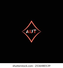 AUT letter logo design in illustration. Vector logo