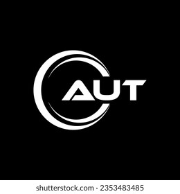 AUT Logo Design, Inspiration für eine einzigartige Identität. Modernes Eleganz und kreatives Design. Markieren Sie Ihren Erfolg mit dem Markieren dieses Logos.