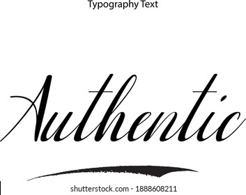 Authentic Beautiful Italic Calligraphy Text Vector Quote 