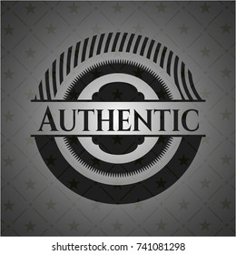 Authentic black badge