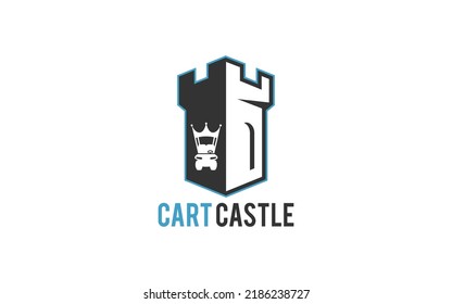 Authentic Castle tower silhouette for real estate, protect systems