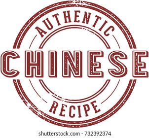 Auténtico sello de goma chino