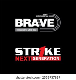 Authentic Clothing and Design Tshirt Graphic Vector