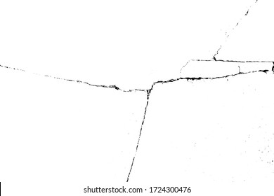 Authentic cracks grunge urban background with rough surface. Dust overlay distress grained texture. One color graphic resource.