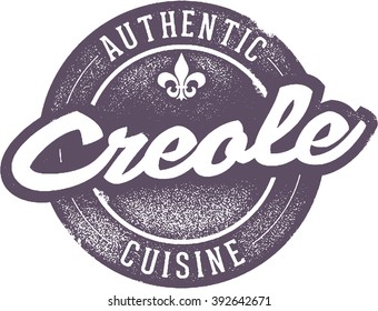Authentic Creole Cuisine Food Stamp