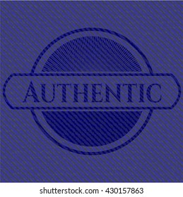 Authentic denim background