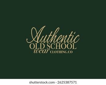 authentic, design t-shirt streetwear clothing, vector typography, perfect for modern apparel